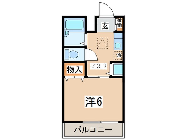 ブルーマロー鎌谷の物件間取画像